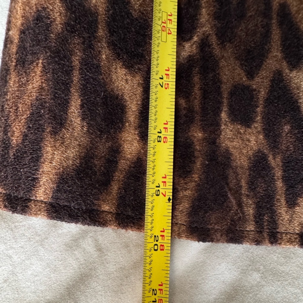 Leopard large button down lined jacket - Picture 4 of 6